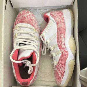 Pink and White Sneakers